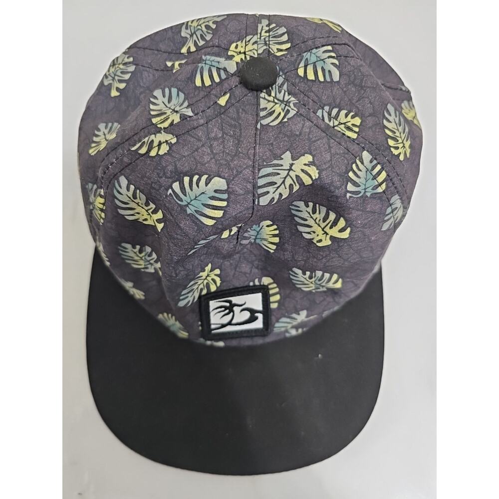 Honolua Black Leaves Baseball Cap Adjustable Hat Size One Embroidered Logo